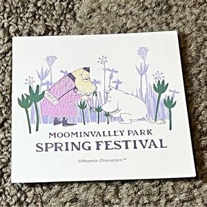 Moomin Valley Park Theme Park Japan Exclusive Sticker Official Souvenir Kawaii